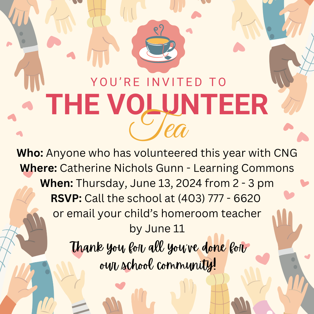 Volunteer Tea Invite
